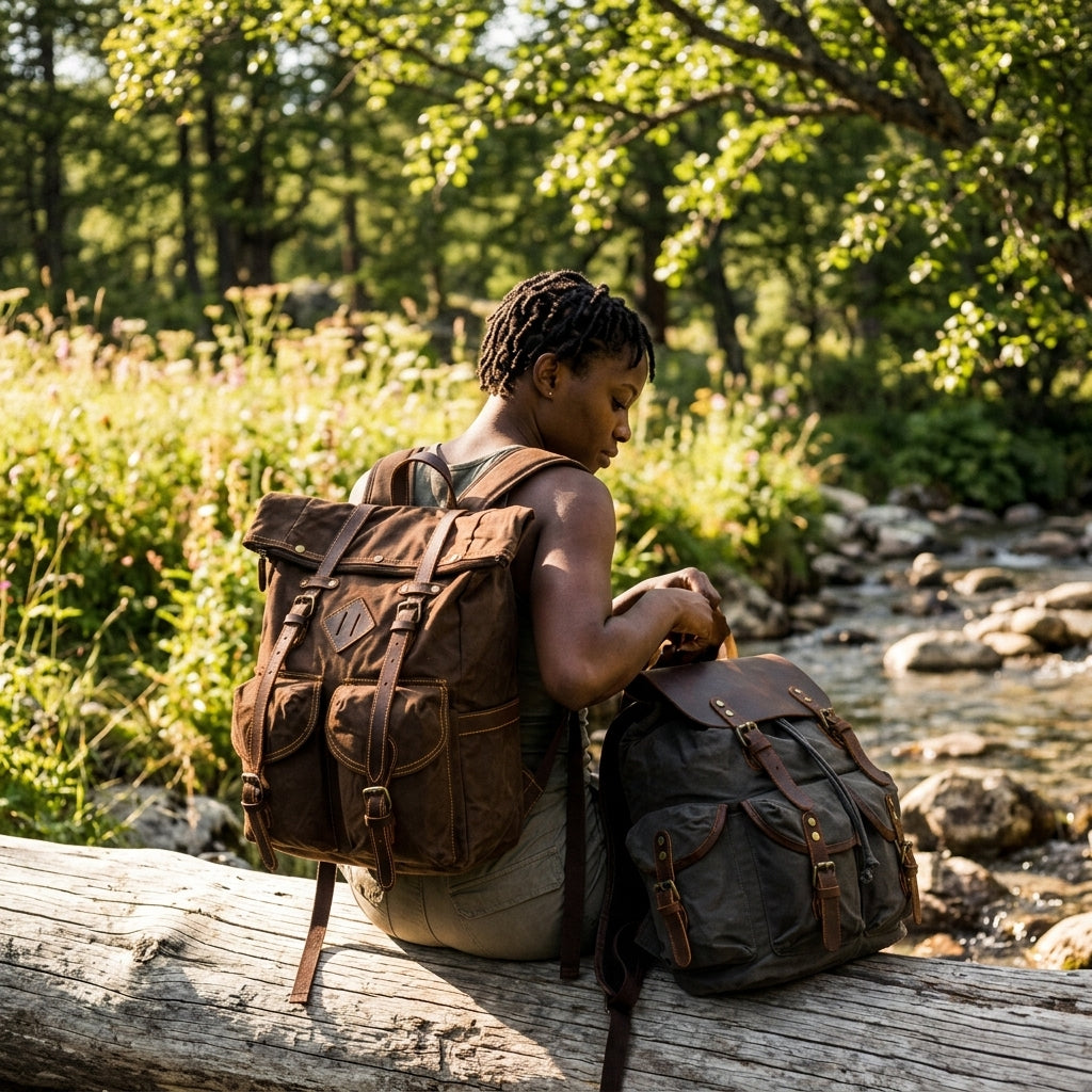 Canvas Hipster Backpack | BERLIN