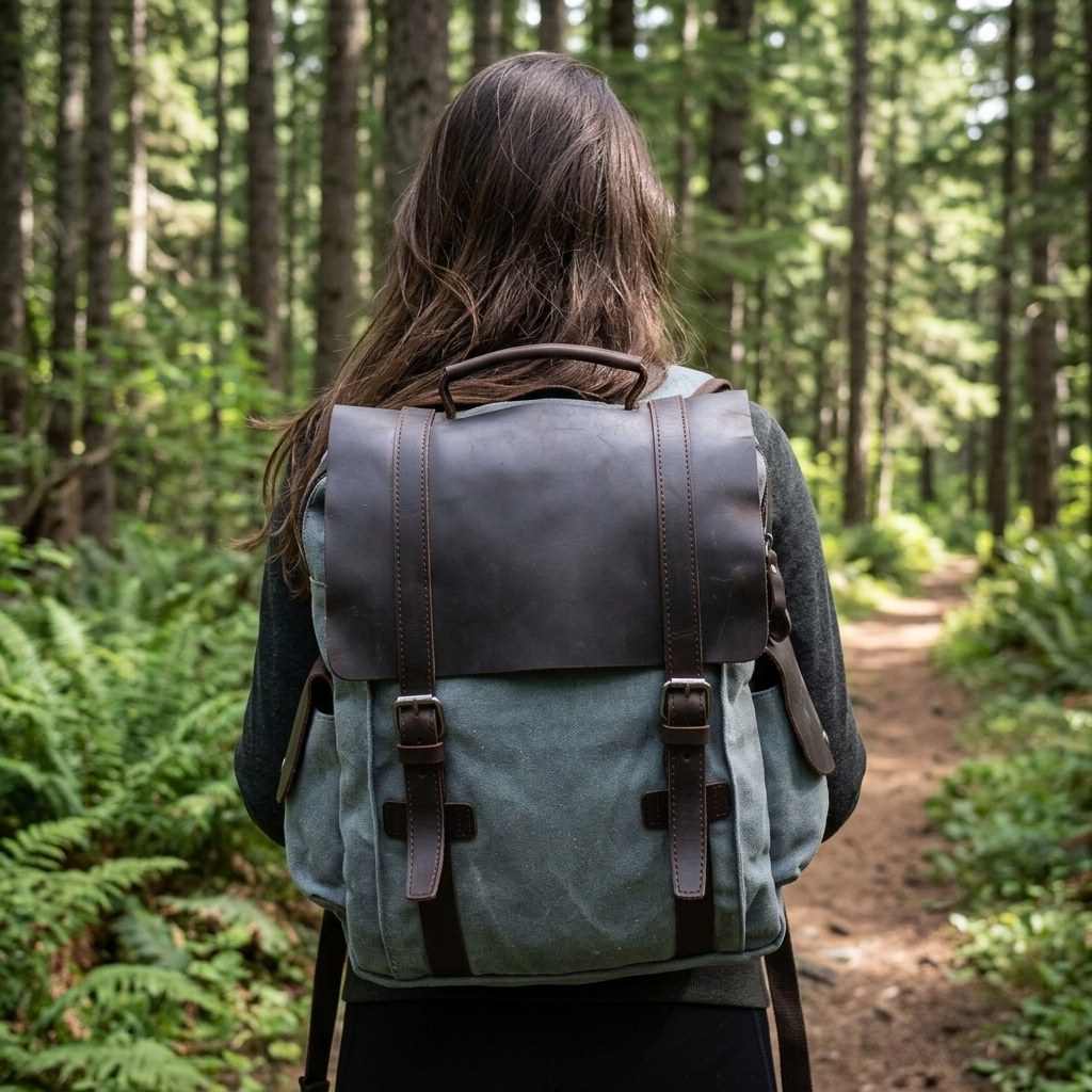 Small Canvas Backpack | MANITOBA