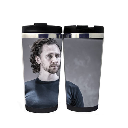 Tom Hiddleston Loki  Mug Stainless Steel 400ml Coffee Tea Cup Beer Stein Loki Birthday Gifts Christmas Gifts