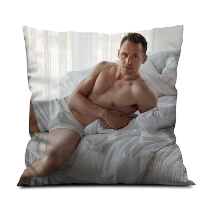 Tom Hiddleston Zipper Pillow Case Loki Sofa Car Pillow Cover Home Decorative