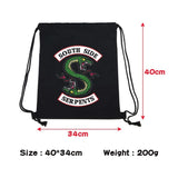 Riverdale Southside Serpents Top Backpack for Travel Drawstring School Bags Drawstring Bags Gym Bag