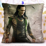 Tom Hiddleston Loki Zipper Pillow Case Loki Sofa Car Pillow Cover Home Decorative