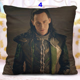 Tom Hiddleston Loki Zipper Pillow Case Loki Sofa Car Pillow Cover Home Decorative