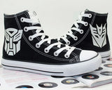 Transformers Hand Painted Shoes Canvas Shoes Sneakers