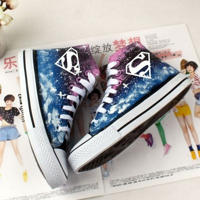 Superman High Top Shoes