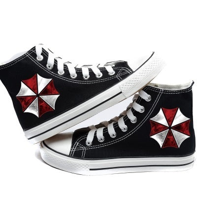 Resident Evil Umbrella High Top Canvas Shoes Sneakers Gifts