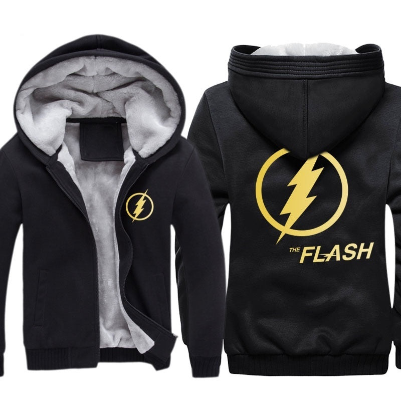 Stunning Unisex Mens And Womens Onesie Flash Hooded Warm Flannel Coats Soft Comfort Cashmere Sweatshirts