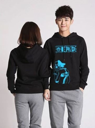 Luminous One piece Unisex Mens And Womens Onesie Hooded  Sweatshirts Lovers Sweater