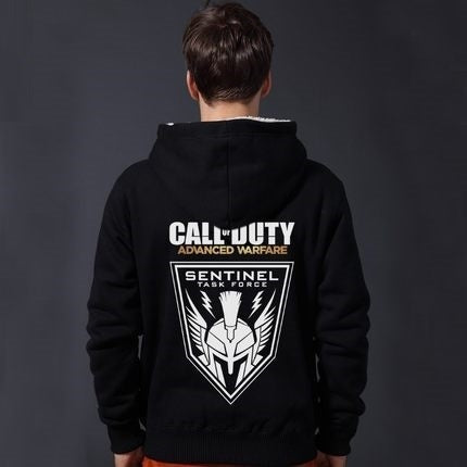 Call of Duty zahušťovací bavlněná bunda zimní zateplená Mikina Flanelové kabáty Měkké pohodlné kašmírové mikiny