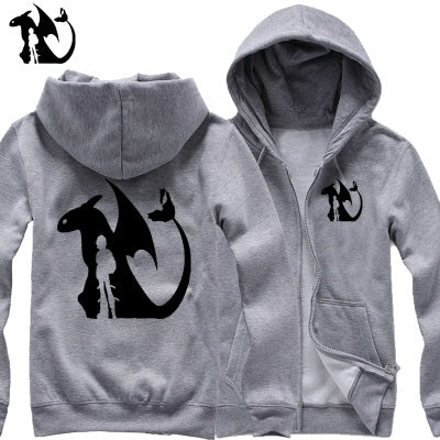 How to Train Your Drago Unisex Zipper Hooded Cardigan Sweater,Stree Fashion Sports Coat,Cool Hoodie Sweater Coat