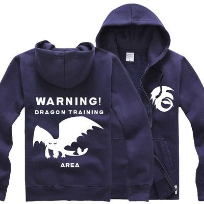 How to Train Your Drago Unisex Zipper Hooded Cardigan Sweater,Stree Fashion Sports Coat,Cool Hoodie Sweater Coat