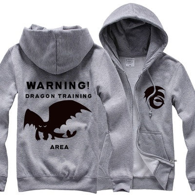 How to Train Your Drago Unisex Zipper Hooded Cardigan Sweater,Stree Fashion Sports Coat,Cool Hoodie Sweater Coat