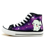 Pikachu Luminous Vysoké plátěné boty Tenisky Dětská obuv Dárky