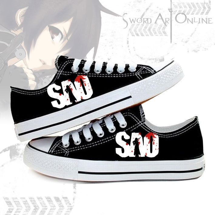 Sword Art Online Low Top Canvas Shoes Sneakers Sports,ShoesLovers Shoes,Leisure Shoes
