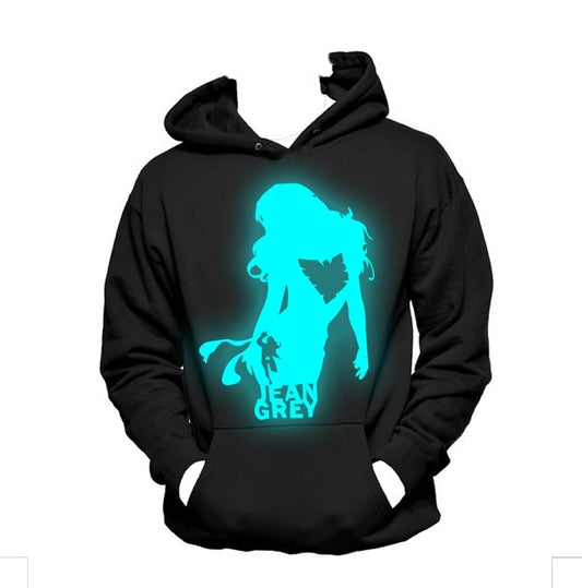Jean Grey Luminous Hooded Sweater Pullover Sweatshirt Hoodie Cosplay Costume Christmas Gifts Birthday Gifts