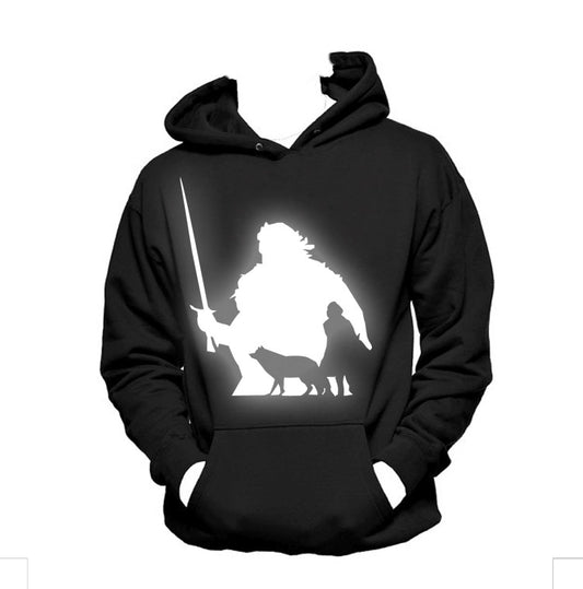 Game of Thrones The Hound Luminous Hooded Sweater Pullover Sweatshirt The Hound Cosplay Costume Christmas Gifts Birthday Gifts