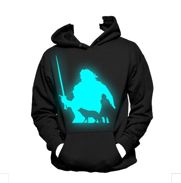 Game of Thrones The Hound Luminous Hooded Sweater Pullover Sweatshirt The Hound Cosplay Costume Christmas Gifts Birthday Gifts