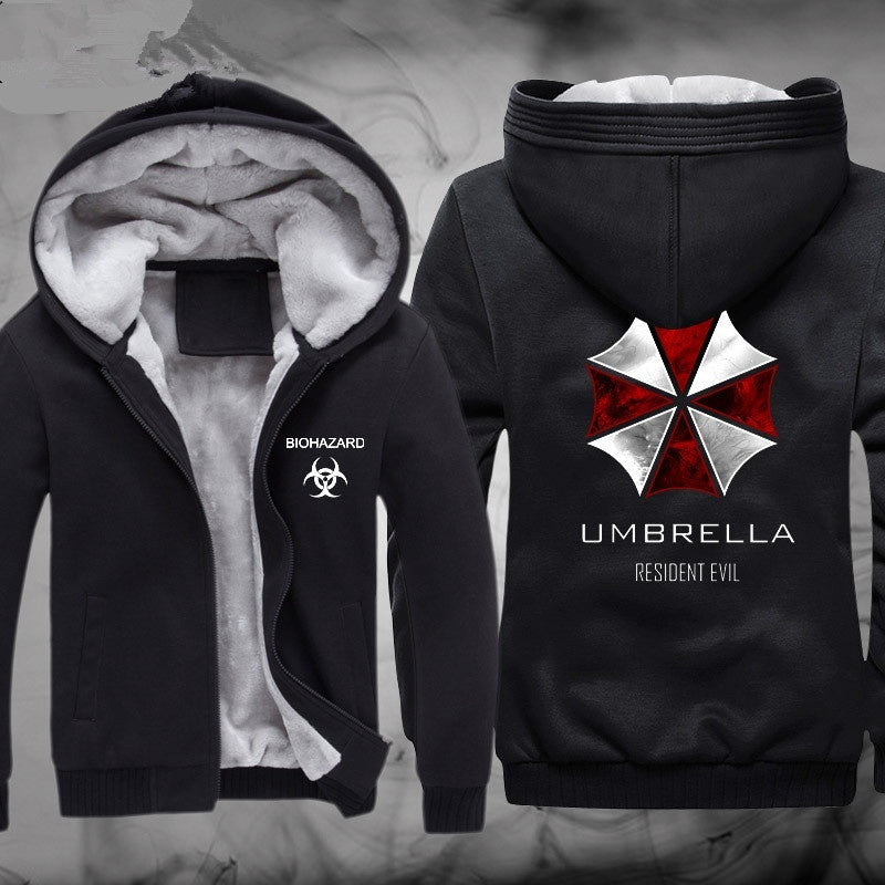 Resident Evil umbrella Hoodies Sweater Flannel Coats Soft Comfort Cashmere Sweatshirts Mom Dad Friends Lover Gifts