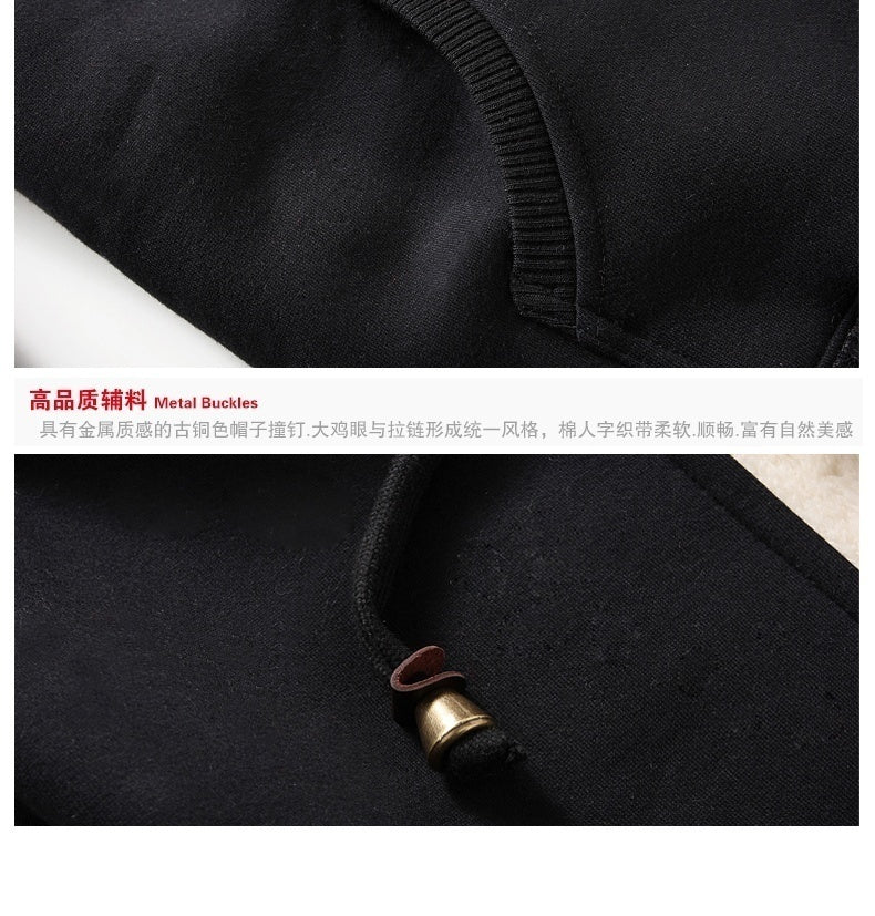 THE WALKING DEAD Luminous Thickening cotton-padded Jacket Walking Dead Winter Warm Hoodie Flannel Coats Soft Comfort Cashmere Sweatshirts