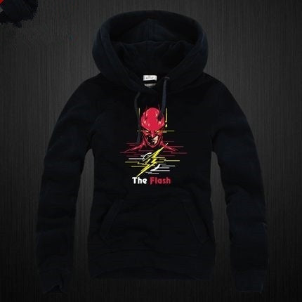 The Flash Stunning Unisex Mens And Womens Onesie The Flash Hooded Thickened Velour Coat Jacket Sweatshirts