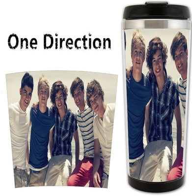 One Direction Cup Stainless Steel 400ml Coffee Tea Cup One Direction Beer Stein Birthday Gifts Christmas Gifts