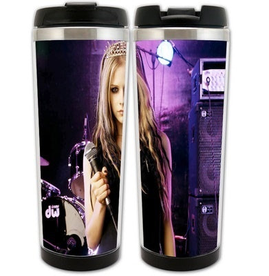 Avril Lavigne Cup Stainless Steel 400ml Coffee Tea Cup Avril Lavigne Beer Stein Birthday Gifts Christmas Gifts