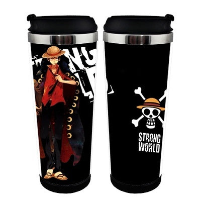One piece Cup Luffy Stainless Steel 400ml Coffee Tea Cup One piece Luffy Beer Stein Birthday Gifts Christmas Gifts