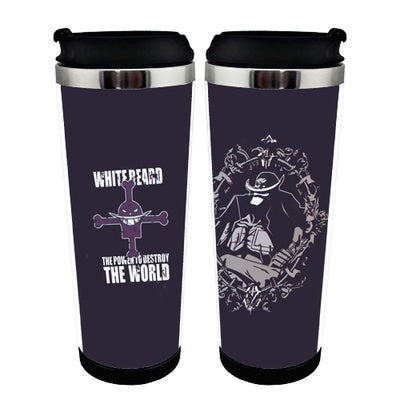 One piece Cup Stainless Steel 400ml Coffee Tea Cup One piece Beer Stein Birthday Gifts Christmas Gifts