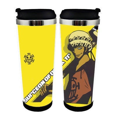 One piece Cup Stainless Steel 400ml Coffee Tea Cup One piece Beer Stein Birthday Gifts Christmas Gifts