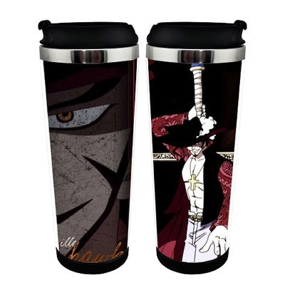 One piece Cup Stainless Steel 400ml Coffee Tea Cup One piece Beer Stein Birthday Gifts Christmas Gifts