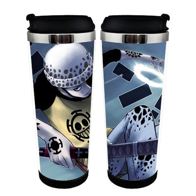 One piece Cup Stainless Steel 400ml Coffee Tea Cup One piece Beer Stein Birthday Gifts Christmas Gifts