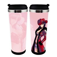 One piece Cup Stainless Steel 400ml Coffee Tea Cup One piece Beer Stein Birthday Gifts Christmas Gifts