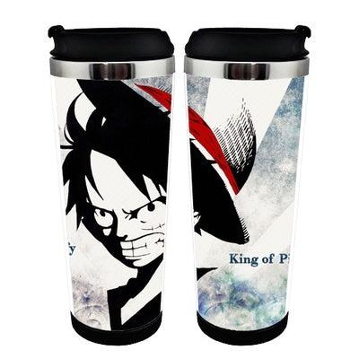 One piece Cup Luffy Stainless Steel 400ml Coffee Tea Cup One piece Luffy Beer Stein Birthday Gifts Christmas Gifts