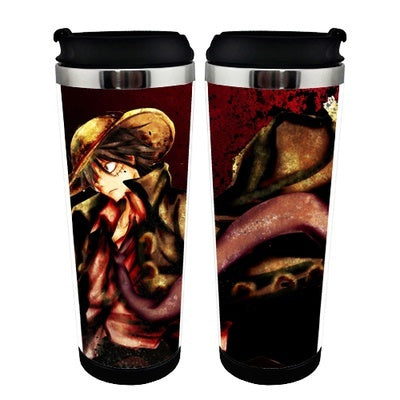 One piece Cup Stainless Steel 400ml Coffee Tea Cup One piece Beer Stein Birthday Gifts Christmas Gifts