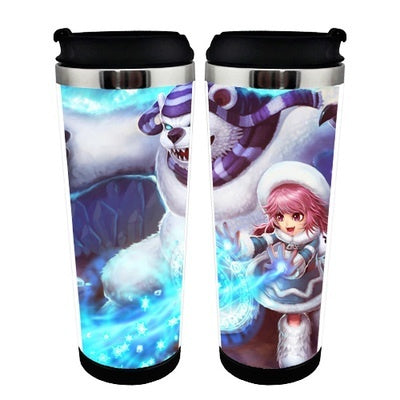 Anime League of Legends LoL Cup Stainless Steel 400ml Coffee Tea Cup LoL Beer Stein Birthday Gifts Christmas Gifts