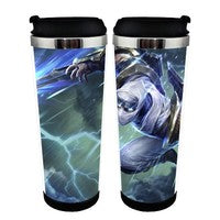 অ্যানিমে লীগ অফ লিজেন্ডস LoL জিনক্স কাপ স্টেইনলেস স্টিল 400ml কফি চা কাপ LoL বিয়ার স্টেইন জন্মদিনের উপহার ক্রিসমাস উপহার