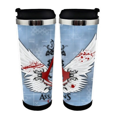 Assassins Creed Action Figure Cup Stainless Steel 400ml Coffee Tea Cup Assassins Creed  Beer Stein Birthday Gifts Christmas Gifts