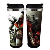 Assassins Creed Action Figure Cup Stainless Steel 400ml Coffee Tea Cup Assassins Creed  Beer Stein Birthday Gifts Christmas Gifts