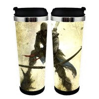Assassins Creed Action Figure Cup Stainless Steel 400ml Coffee Tea Cup Assassins Creed  Beer Stein Birthday Gifts Christmas Gifts