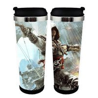 Assassins Creed Action Figure Cup Stainless Steel 400ml Coffee Tea Cup Assassins Creed  Beer Stein Birthday Gifts Christmas Gifts