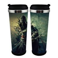Assassins Creed Action Figure Cup Stainless Steel 400ml Coffee Tea Cup Assassins Creed  Beer Stein Birthday Gifts Christmas Gifts
