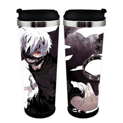 Tokyo Ghoul Action Figure Cup Stainless Steel 400ml Coffee Tea Cup Tokyo Ghoul Beer Stein Birthday Gifts Christmas Gifts