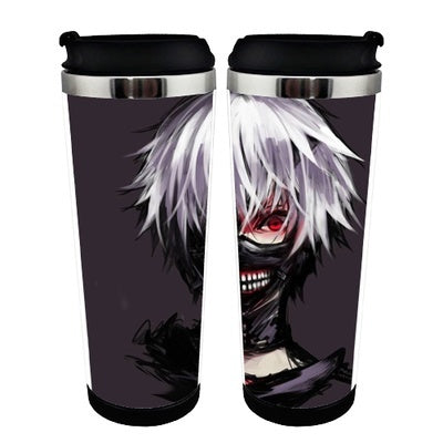 Tokyo Ghoul Action Figure Cup Stainless Steel 400ml Coffee Tea Cup Tokyo Ghoul Beer Stein Birthday Gifts Christmas Gifts