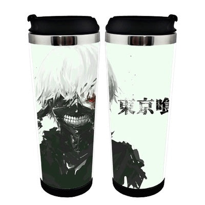 Tokyo Ghoul Action Figure Cup Stainless Steel 400ml Coffee Tea Cup Tokyo Ghoul Beer Stein Birthday Gifts Christmas Gifts