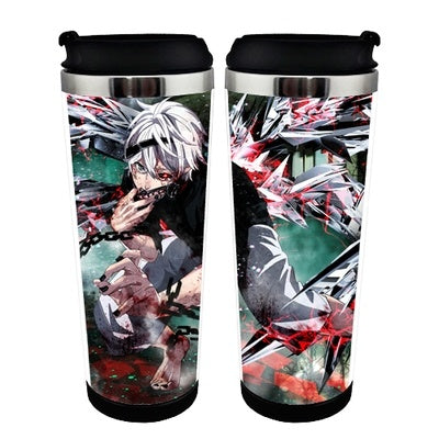 Tokyo Ghoul Action Figure Cup Stainless Steel 400ml Coffee Tea Cup Tokyo Ghoul Beer Stein Birthday Gifts Christmas Gifts