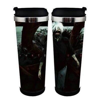 Tokyo Ghoul Action Figure Cup Stainless Steel 400ml Coffee Tea Cup Tokyo Ghoul Beer Stein Birthday Gifts Christmas Gifts