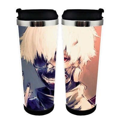 Tokyo Ghoul Action Figure Cup Stainless Steel 400ml Coffee Tea Cup Tokyo Ghoul Beer Stein Birthday Gifts Christmas Gifts
