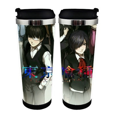 Tokyo Ghoul Action Figure Cup Stainless Steel 400ml Coffee Tea Cup Tokyo Ghoul Beer Stein Birthday Gifts Christmas Gifts