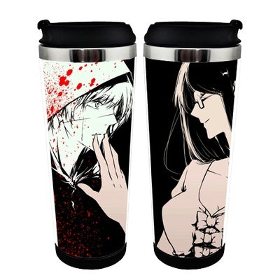Tokyo Ghoul Action Figure Cup Stainless Steel 400ml Coffee Tea Cup Tokyo Ghoul Beer Stein Birthday Gifts Christmas Gifts