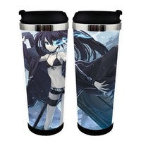 Black Rock Shooter Figure Cup Stainless Steel 400ml Coffee Tea Cup Black Rock Shooter figure Beer Stein Birthday Gifts Christmas Gifts